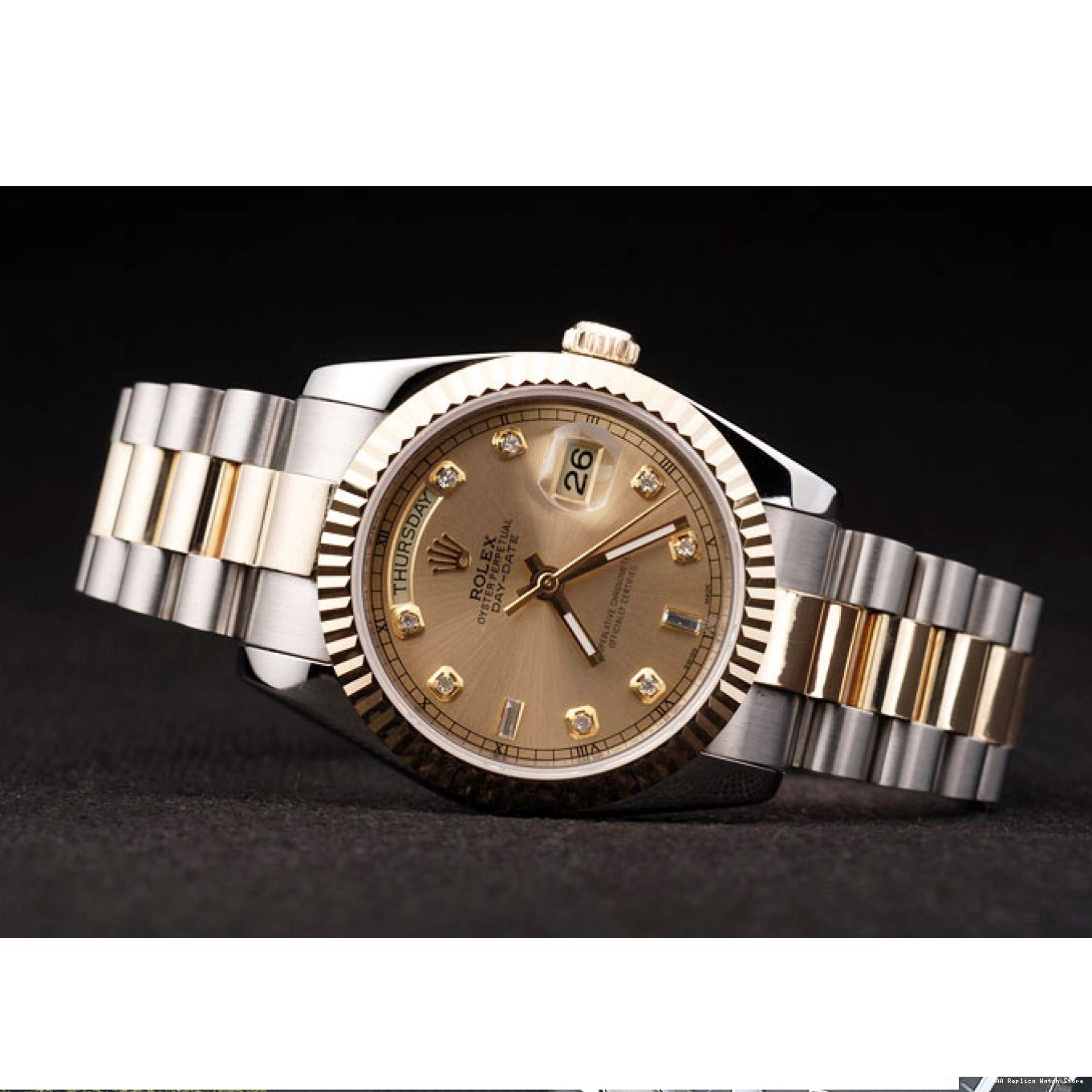 Aaa replica watch Swiss Mechanism-srl58 Rolex Day-Date 0818